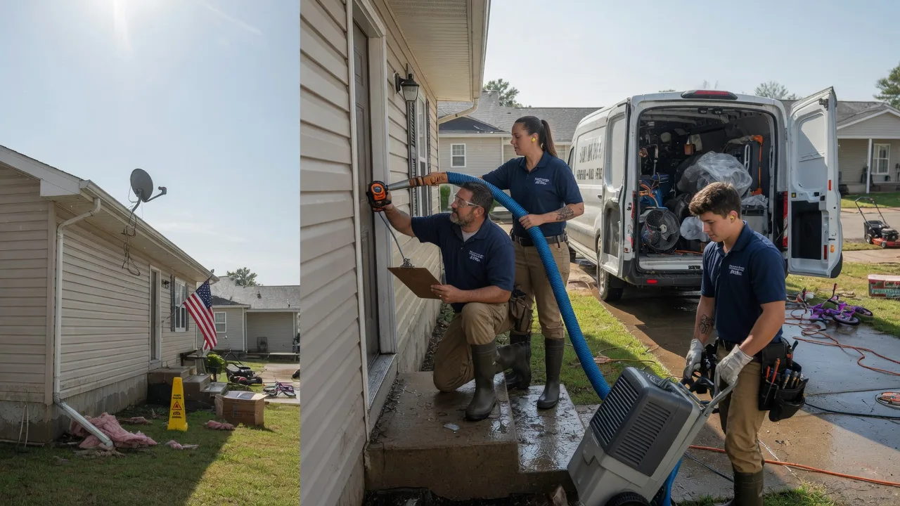 Ceiling Water Damage Restoration in Corydon, IN near me
